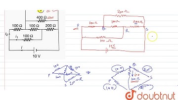 An electrical circuit is shown in figure. Calculate the potential difference across the resistor...