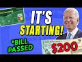 FINALLY! Bill Passed in House, $2000 Stimulus Check Update, $200 Monthly Social Security Benefits