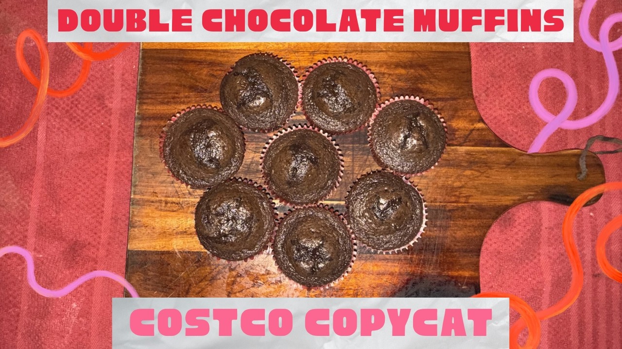 Soft & Moist Double Chocolate Chip Muffins | Costco Copycat Muffins | RV Cooking