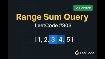 LeetCode 303: Range Sum Query – Immutable | Easy & Efficient Solution using Segment Tree