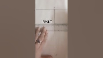 17 second | How do you make a basic sleeve pattern? #shorts #youtubeshorts