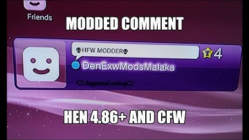 How to make a modded comment on PS3 (HEN/CFW)