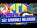 SEC Schedule Release - Rapid Reaction (Late Kick Cut)