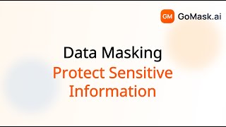 Data Masking Demo - Mask PII & Sensitive Data in 3 Clicks (GDPR / HIPAA Compliant)