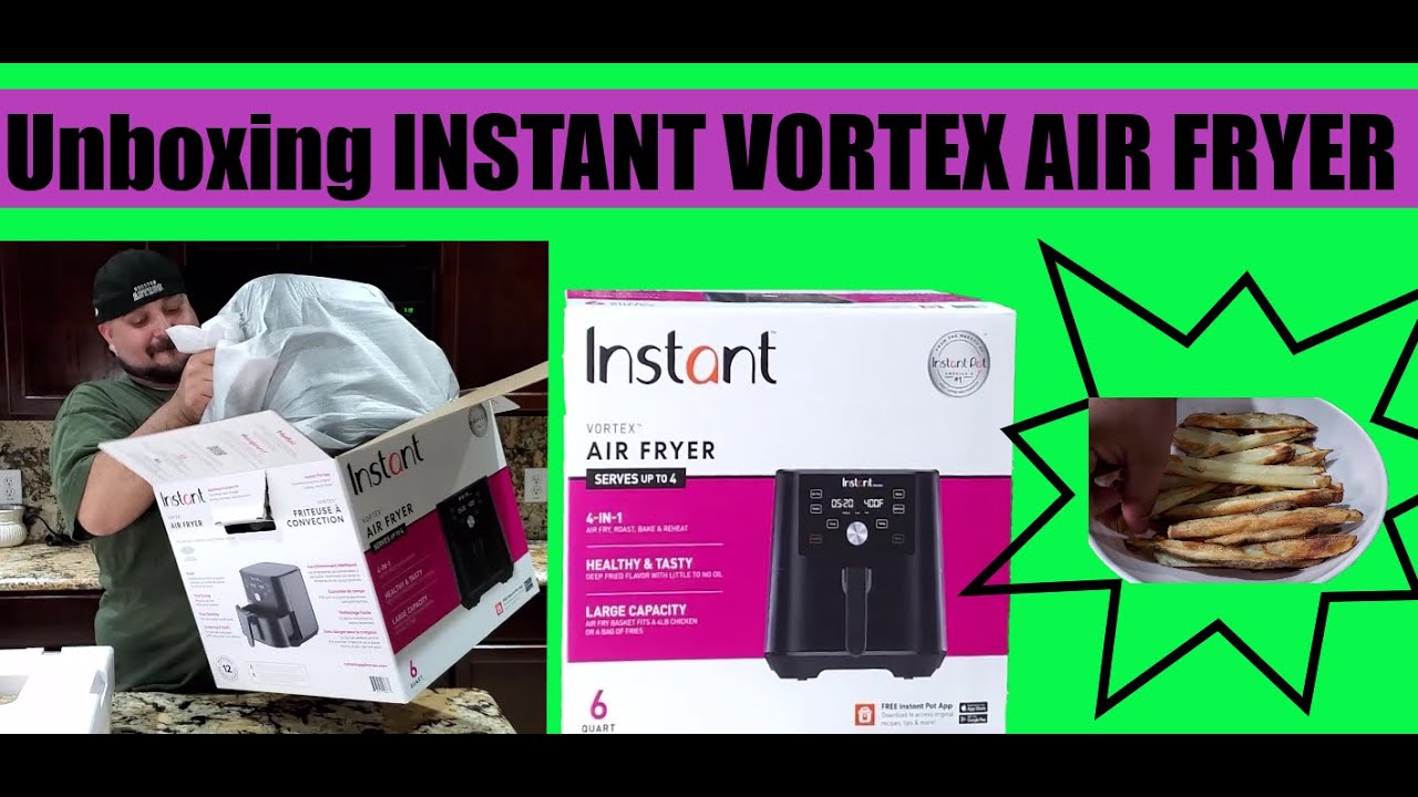 Frieda Loves Bread: Instant Pot® VORTEX Air Fryer Unboxing & Test Run VIDEO