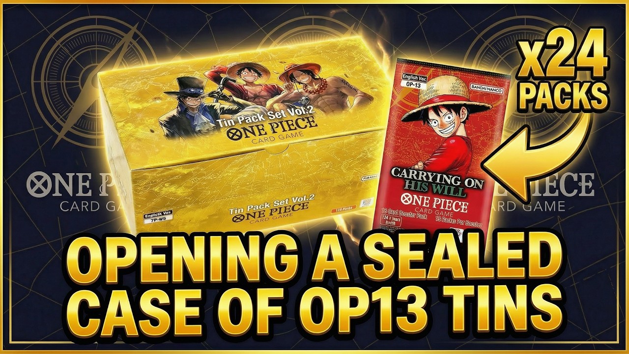 Is This The BEST One Piece Product Ever? OP-13 Mini Tin Case Opening!