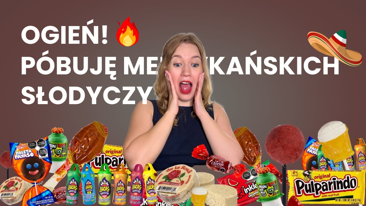 Polka próbuje meksykańskie słodycze wybrane przez męża Meksykanina 🇲🇽😱 | Co to za smak?!