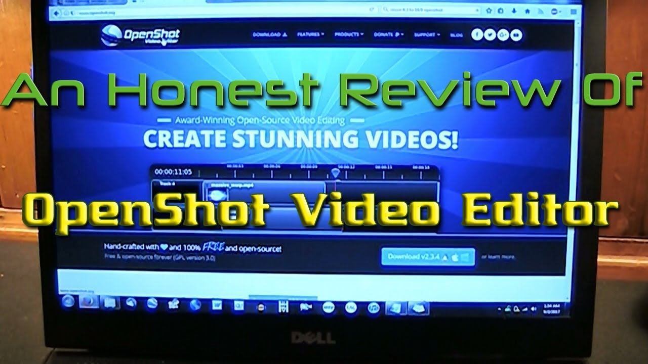 openshot video editor youtube