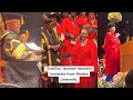 Leleti Khumalo Honoured With Doctrate In Rhodes By Madlanga Commissioner Madlanga Birthday 