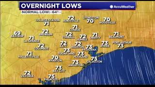 Hot temperatures to start the week rain chances increases  Tuesday ,weather channel in description