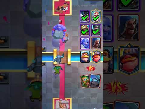 Can mini Pekka and Dart Goblin Defend All Male cards #clashroyal part-1