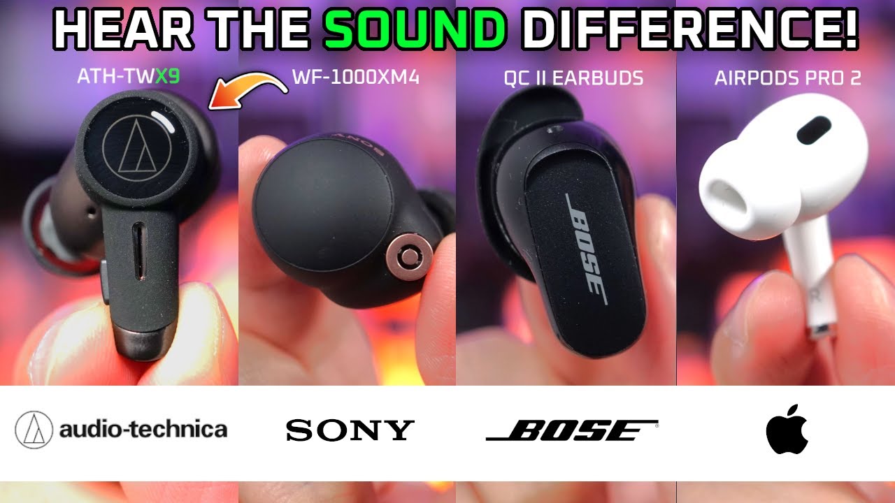 Audio Technica ATH-TWX9 vs BEST! 🔥 vs Bose, Apple, Sony and more - YouTube