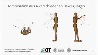 Learning and Parameterization of Motion Primitives from Human Observation