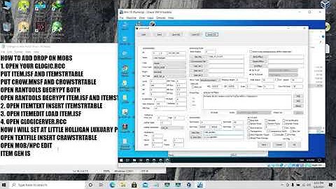 ADD Drop to Mobs Ran Online