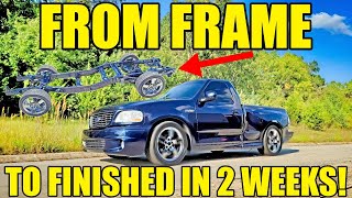 We Built & Modified An Entire SVT Lightning From The Frame Up In 2 Weeks! First Drive! It Screams!