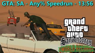 GTA San Andreas - Any% speedrun [13:56] WORLD RECORD