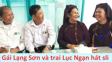 .Gái Lạng Sơn và trai Lục Ngạn hát sli đám cưới Tân Sơn