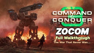 Command & Conquer Tiberium Wars  ZOCOM Campaign Full Walkthrough  Hard Difficulty