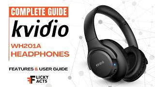 How to Use: KVIDIO WH201A Headphones | Setup and Features