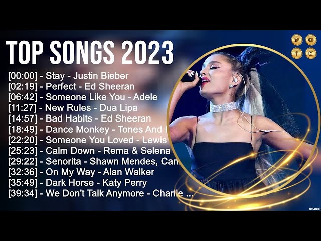 Top Songs 2023 🍂❤️ ZAYN, Tones And I, Bruno Mars, Ed Sheeran, Clean Bandit, Maroon 5, Shawn Mendes class=