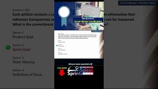Scrum Master Certification Question 400 #agile #scrum #scrumcertification  #scrummaster #psm