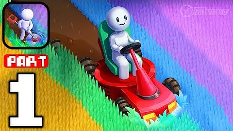 Mow My Lawn: Cutting Grass - Gameplay Walkthrough Part 1 Fight with grass (Android,iOS)