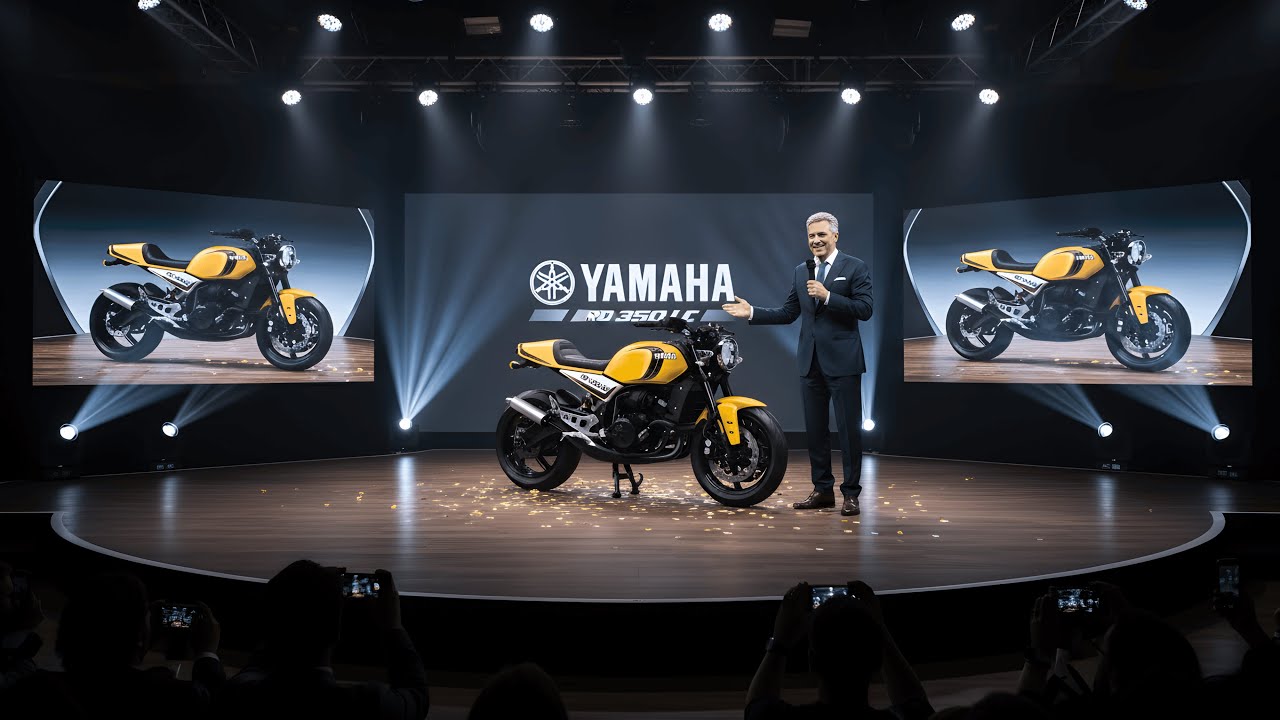 Представлен новый Yamaha RD 350 LC Retro 2026 года!! Двухтактный двигатель возвращается!