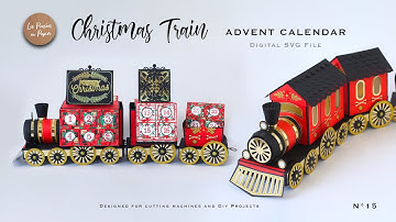 SVG PROJECT CHRISTMAS TRAIN - Advent Calendar | ASSEMBLY TUTORIAL |  LPP | N62