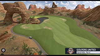 Golf King World Tour Playiny on Aloha Gorge Course⛳ screenshot 3