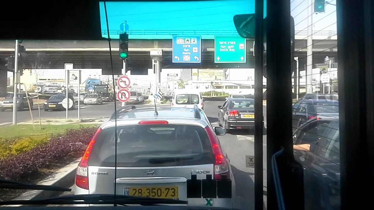 egged-bus-transit-haifa-line-144-from-qiryat-atta-to-haifa-university