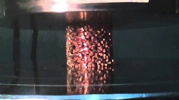 Compression testing of CuZn metal foam