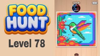 Food Hunt:Pixel Puzzle Level 78 Gameplay & Solution