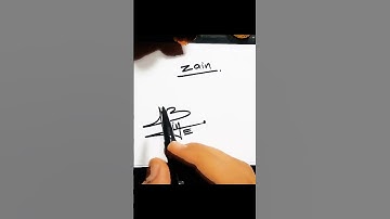 We Need to Talk About How to draw Zain Names signature|| Faiz signature #signature #shortshorts