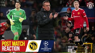 Rangnick, Van de Beek & Heaton take positives from Young Boys draw | Reaction | Manchester United