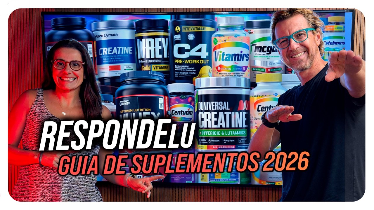 OS ÚNICOS 5 SUPLEMENTOS QUE VALEM O SEU DINHEIRO EM 2026 | Lista definitiva de custo-benefício