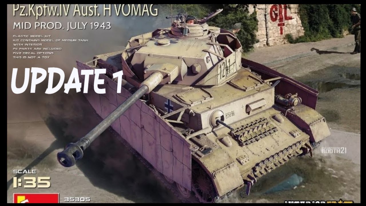 miniart pz.kpfw.iv.ausf. h vomag ( update 1 ) - YouTube