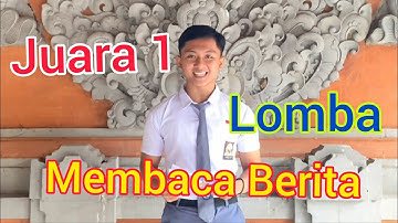 Juara 1 Lomba Membaca Berita