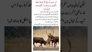Lion Attack Failed! Brave Bull Saves Deer Baby
