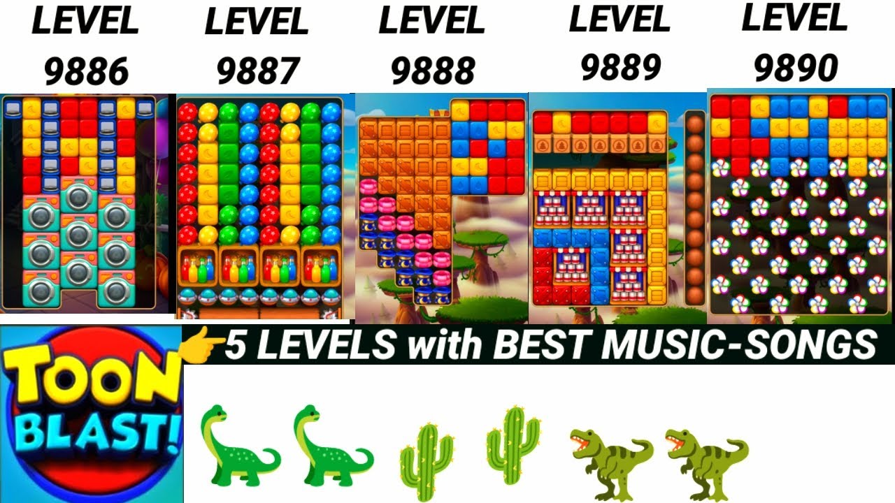 Toon Blast: Levels 9886 - 9890!