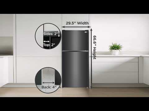 BLACK+DECKER BR2010JIM 20.1 Cu. Ft. Top Mount ...