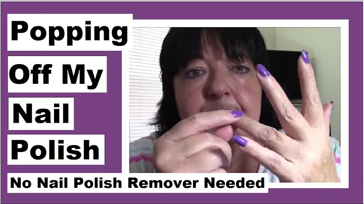 How to Pop Off Nail Polish by Using White School G...
