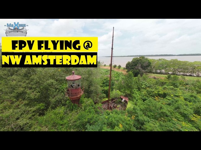 Ontdek FORT NIEUW AMSTERDAM in Suriname 🌿🏞️ | Geschiedenis & natuur 4K drone beelden sr