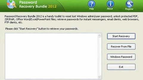 Password Recovery Bundle 2012 Full Download