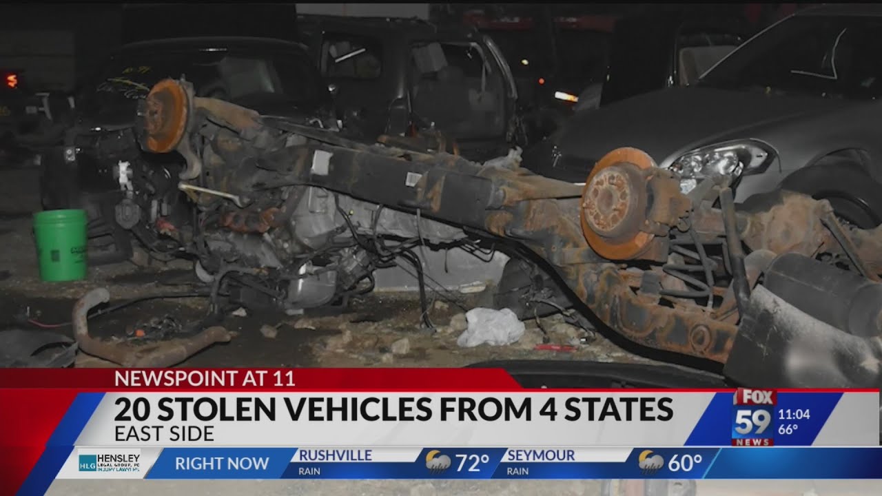 IMPD busts east side chop shop; finds 20 stolen vehicles