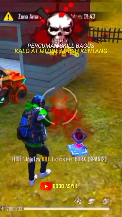 STORY WA FF 30DETIK||PERCUMA SKILL BAGUS KALO ATTITUDE 🔥🗿#SHORTS