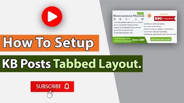 Tabbed Layout | BWL Knowledge Base Manager | WordPress Plugin | CodeCanYon