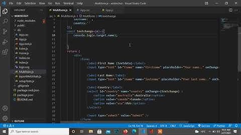 How to Handle multiple Input field in React form with a Single Function