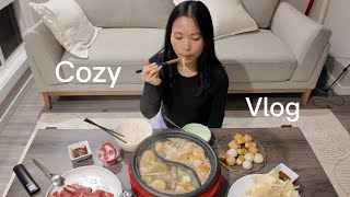 A random weekend | hotpot at home, dinner date, late night craving & fun activities