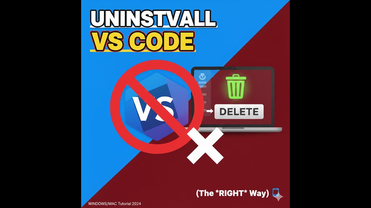 How to Uninstall VS Code | VS Code Uninstall kaise kare| Deepak Yadav
