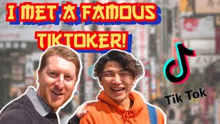 I met a famous TIKTOKER in Osaka